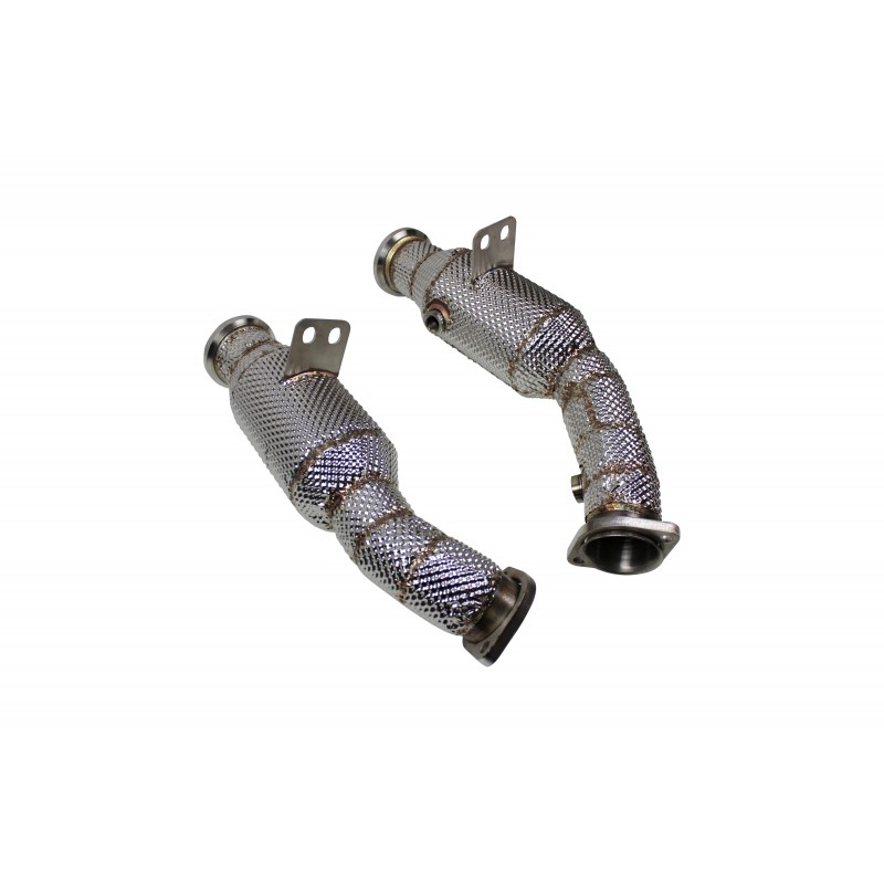 Mercedes AMG C43 / E43 / E400 W205 2016- M276 Downpipe 200 Zeller-Downpipes-www.international-speed-parts.de